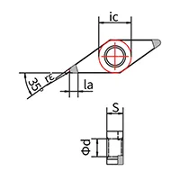 Công cụ cắt PCBN (Dao cắt cho gia công), VNGA
